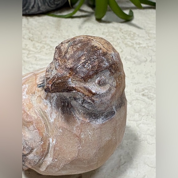 Wooden Carved Paired Birds Studio 66 - Picture 5 of 7